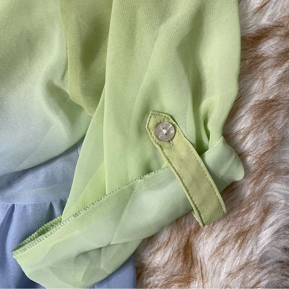 Cato sheer ombre’ hi Lo tunic - Picture 6 of 8